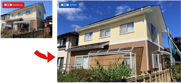 長野県上田市Ｈ様邸外壁・屋根塗装工事