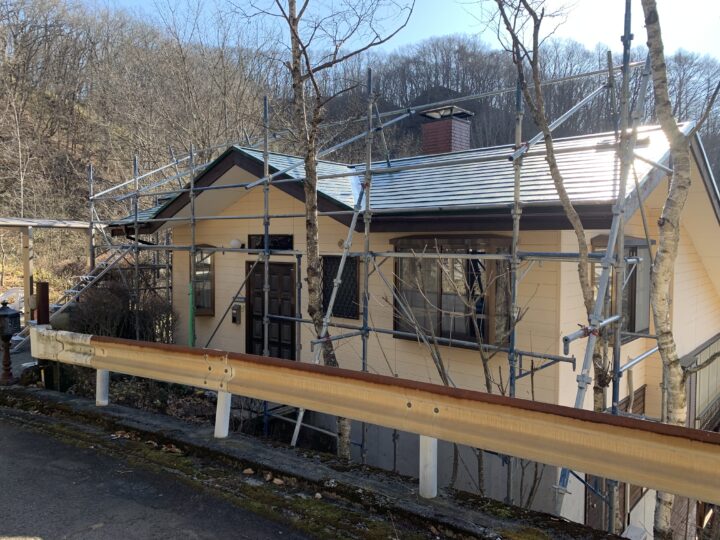 長野県軽井沢町 Ｓ様邸 屋根塗装工事