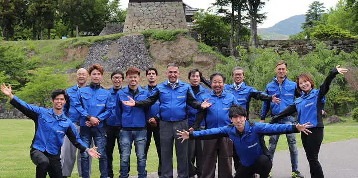 長野 サンテクペイント 工場改修・大規模修繕 スタッフ集合写真